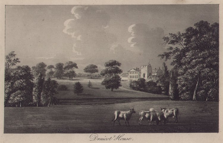 Aquatint - Draicot House - Robertson