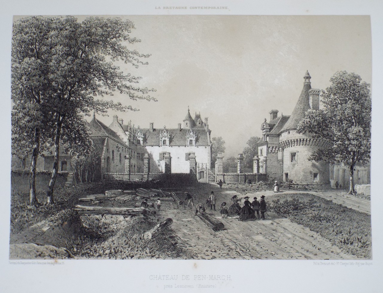 Lithograph -  (Finistere)
