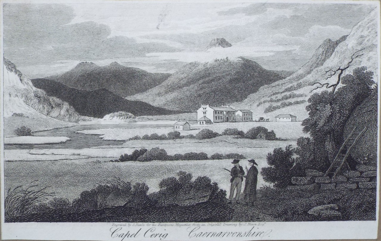 Print - Calel Cerig Caernarvonshire. - Rawle