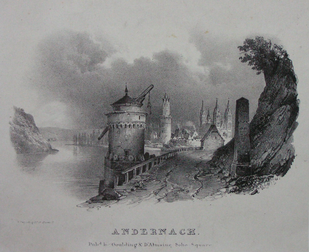 Lithograph - Andernach - 