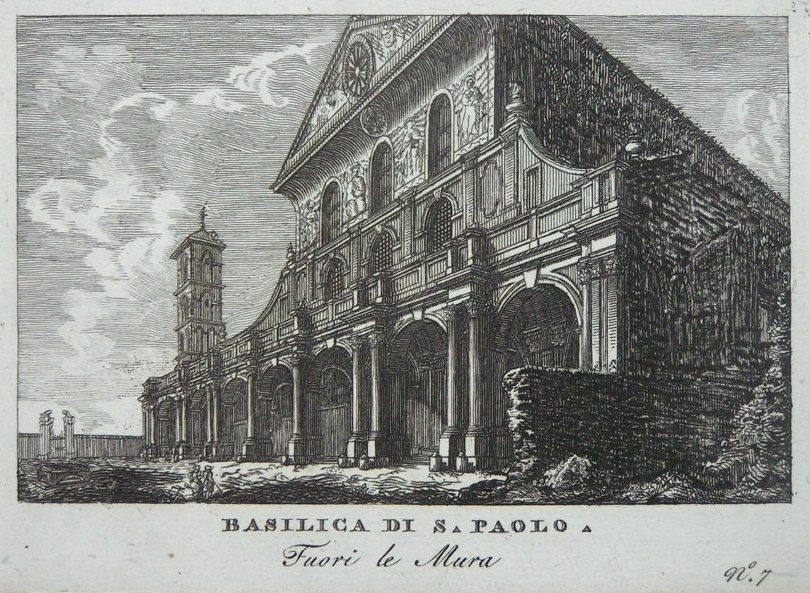 Print - Basilica di S.Paolo. Fuori le Mura