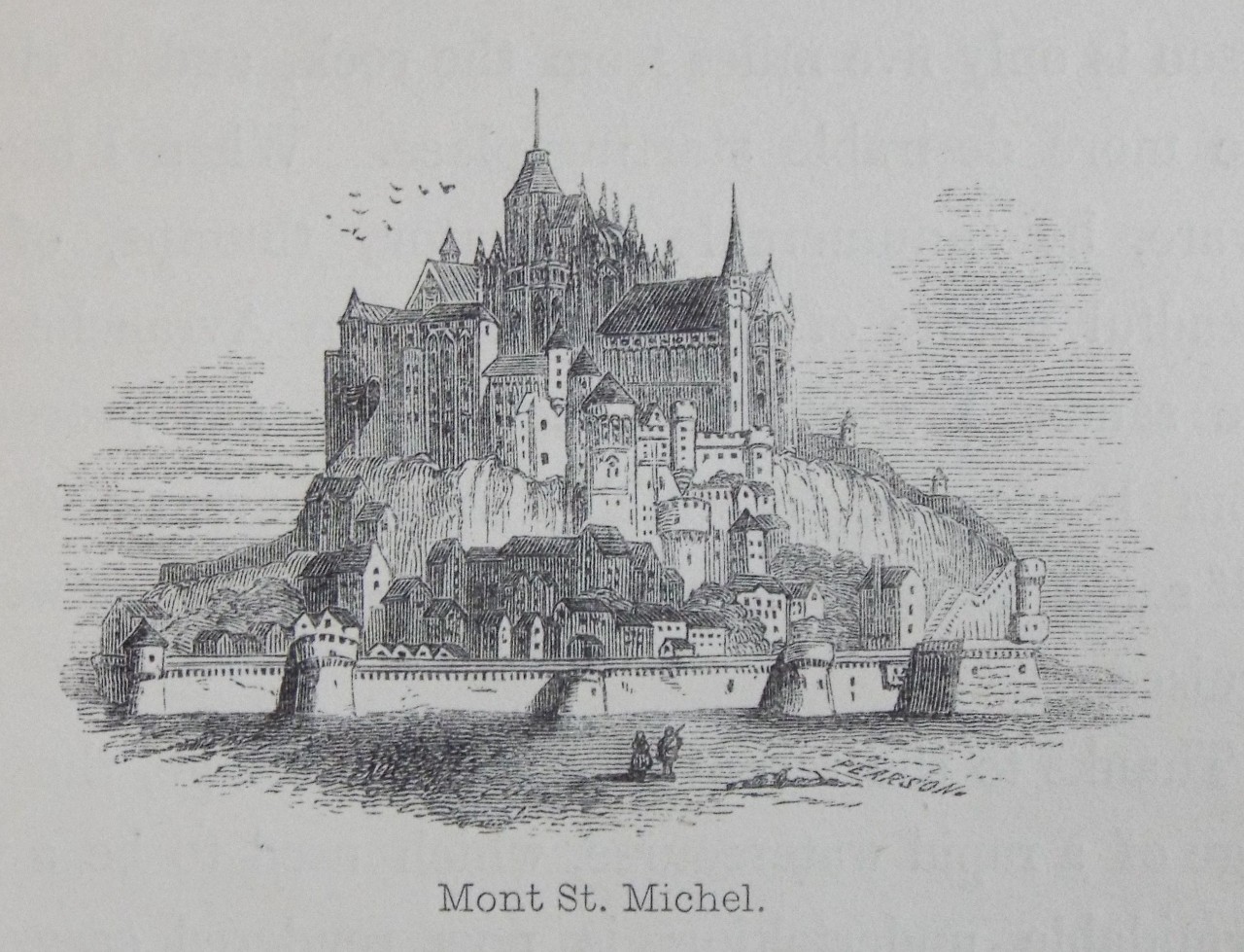 Wood - Mont St. Michel.