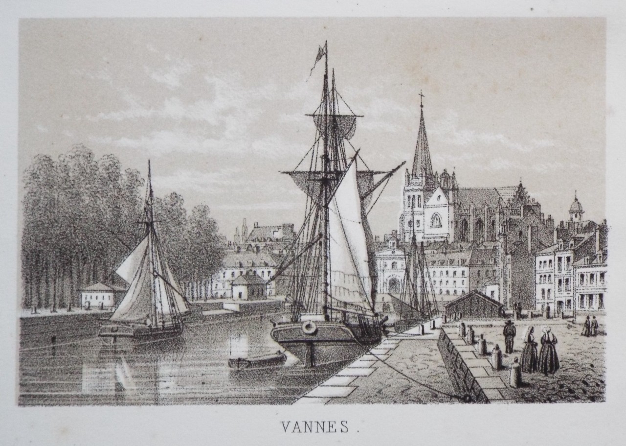 Lithograph - Vannes.