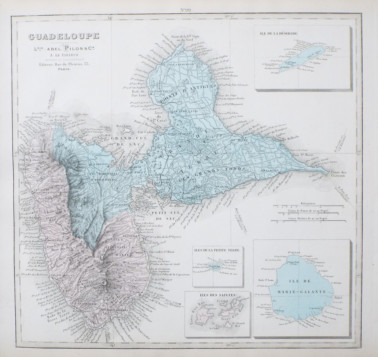 Map of West Indies