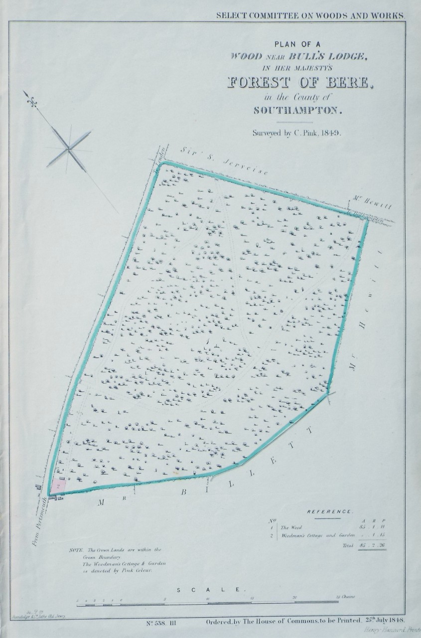 Map of Forest of Bere