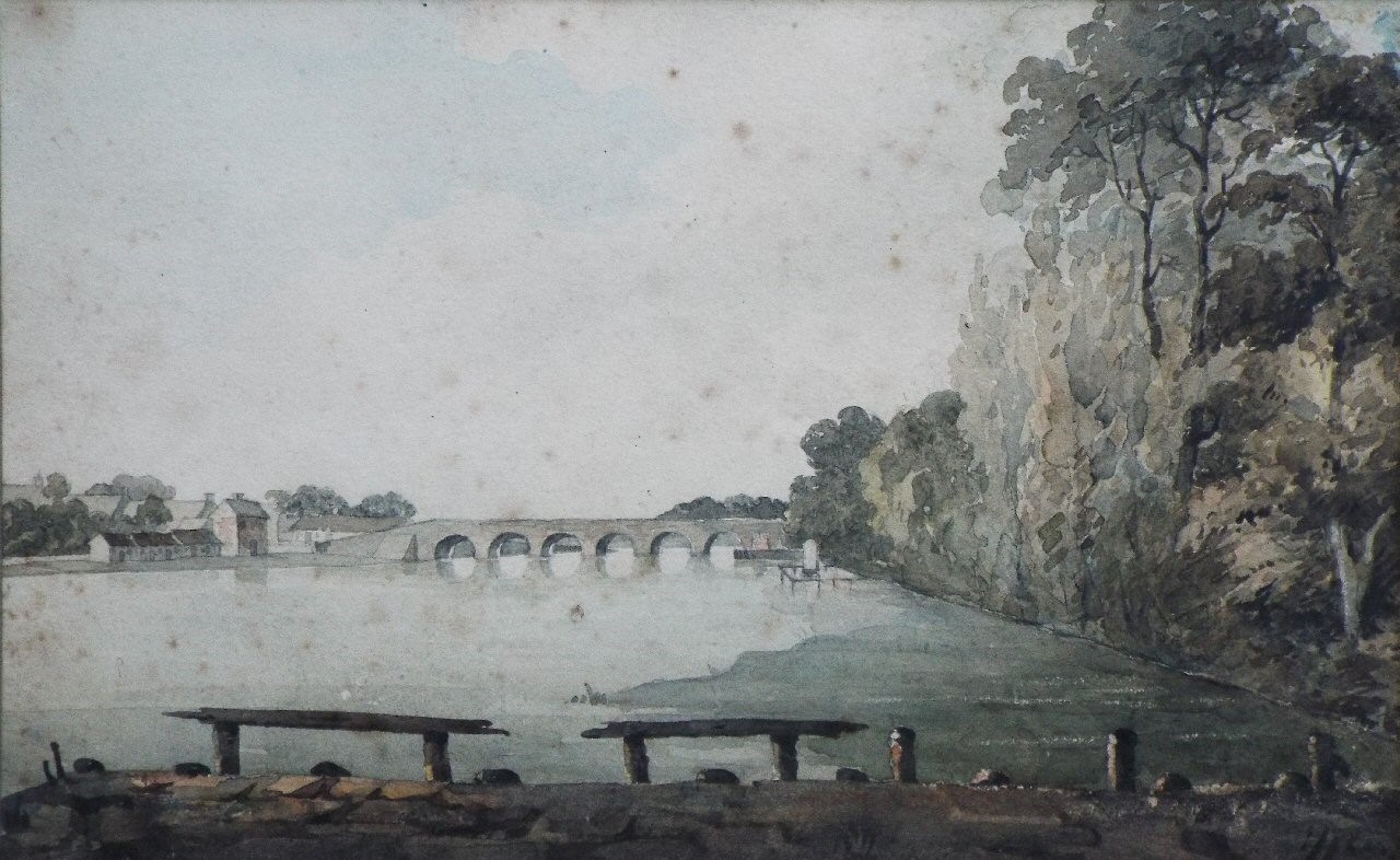 Watercolour - Portylemone Bridge, on the Bann.