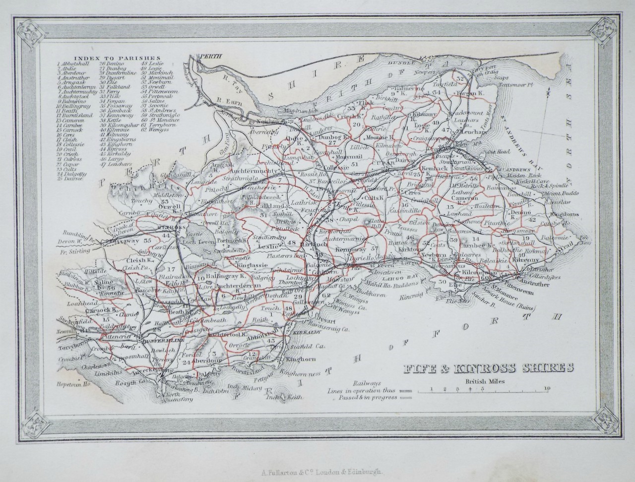 Map of Scotland - Fullarton