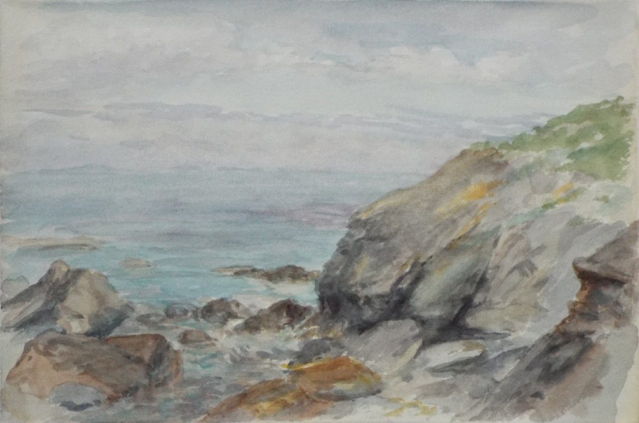 Watercolour - (rocks) beyond ogo
