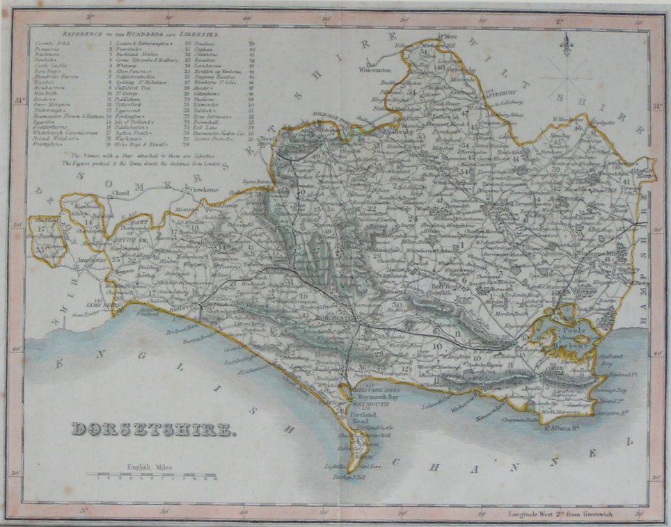 Map of Dorset - Fullarton