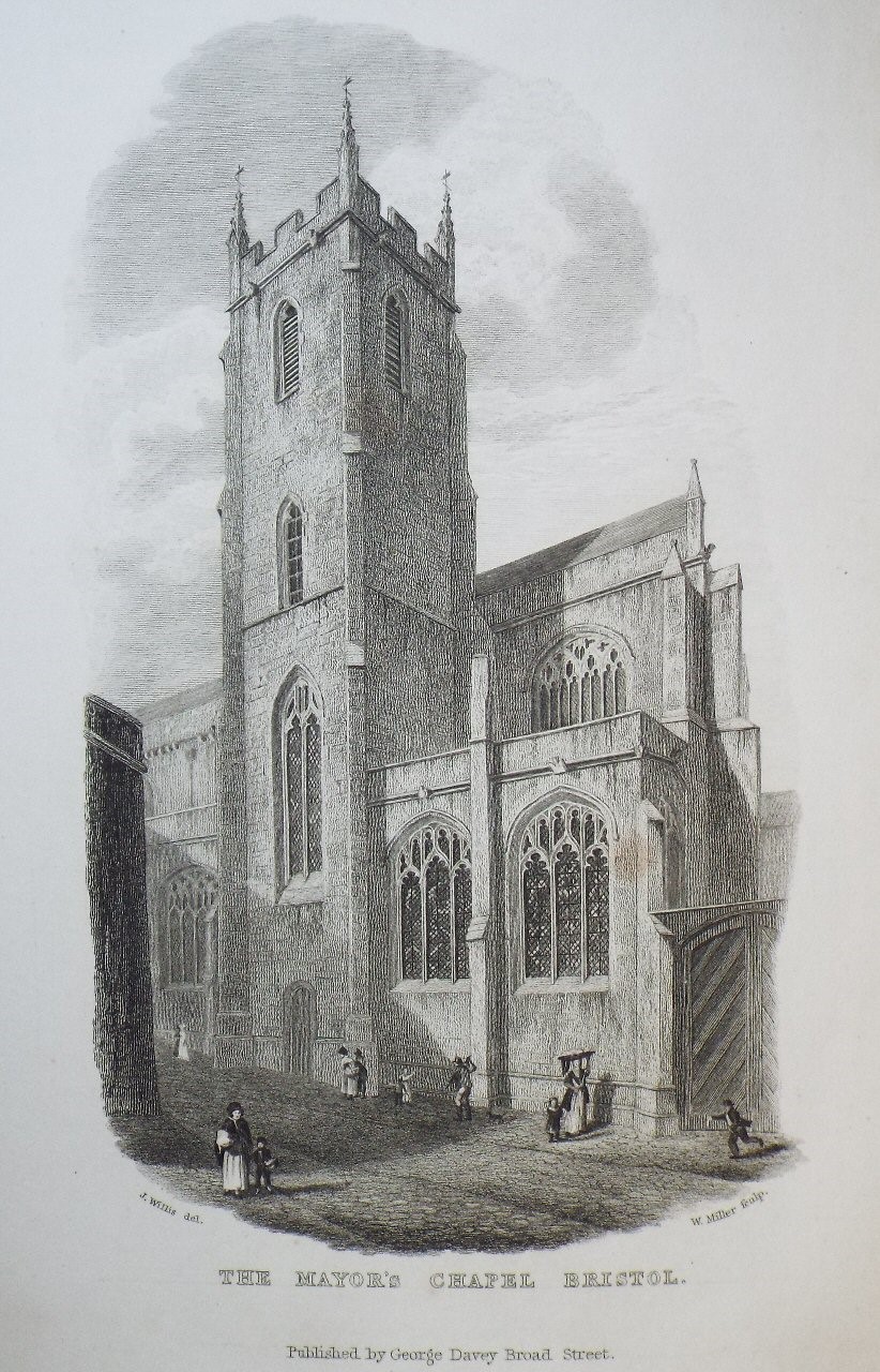 Print - The Mayor's Chapel Bristol. - Willis