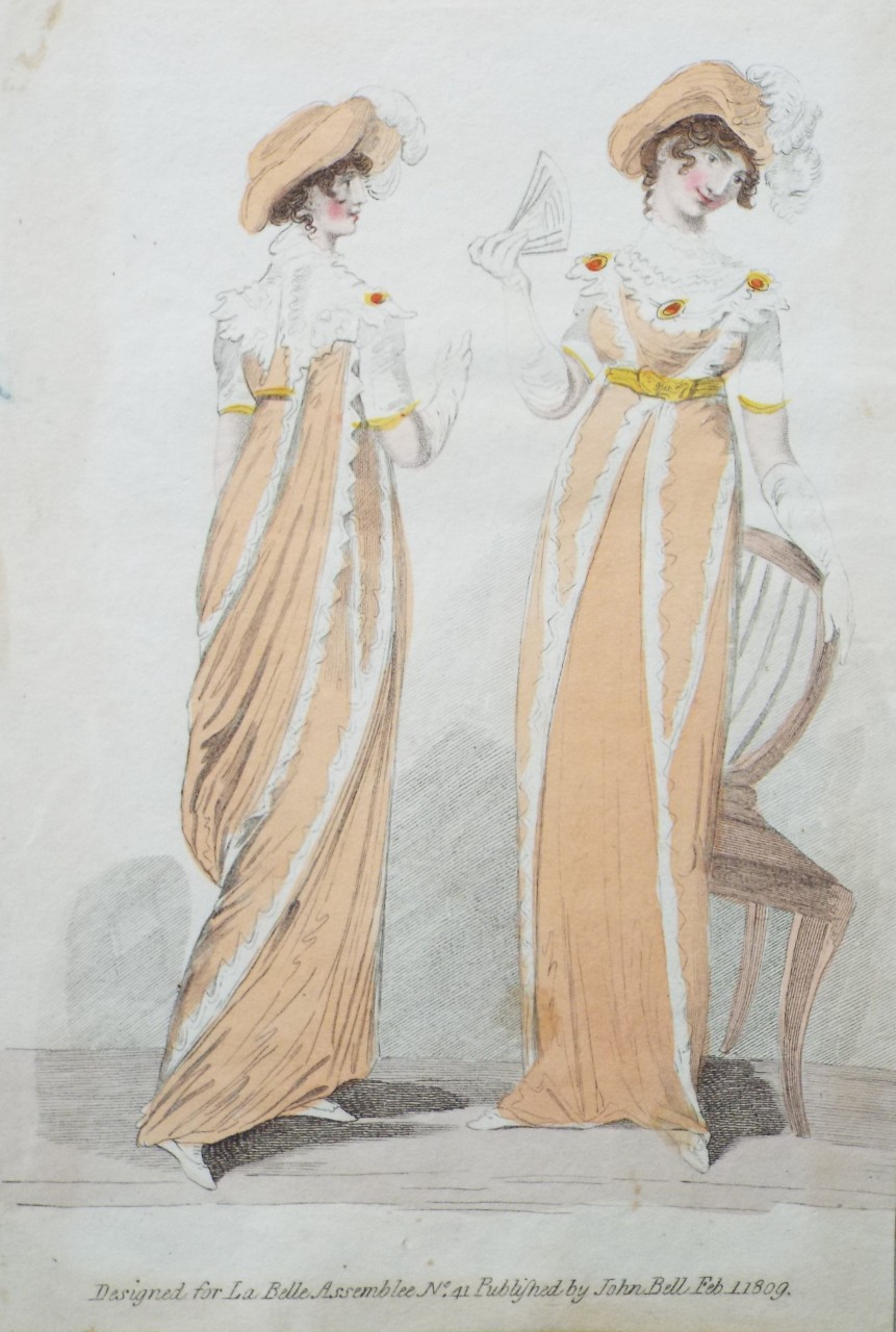 Etching - (Ladies' Fashions of 1809)