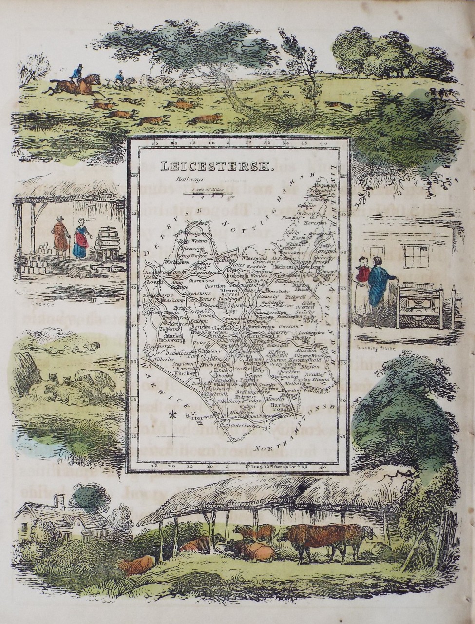 Map of Leicestershire