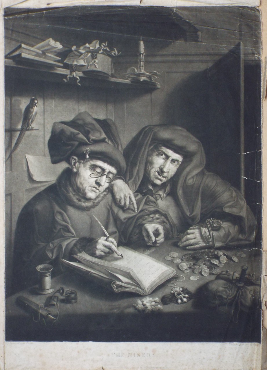 Mezzotint - The Misers - Earlom