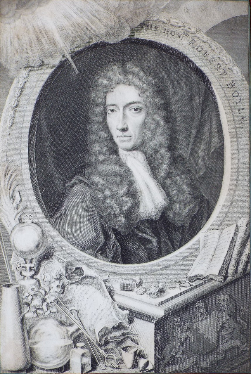 Print - Robert Boyle - Vertue