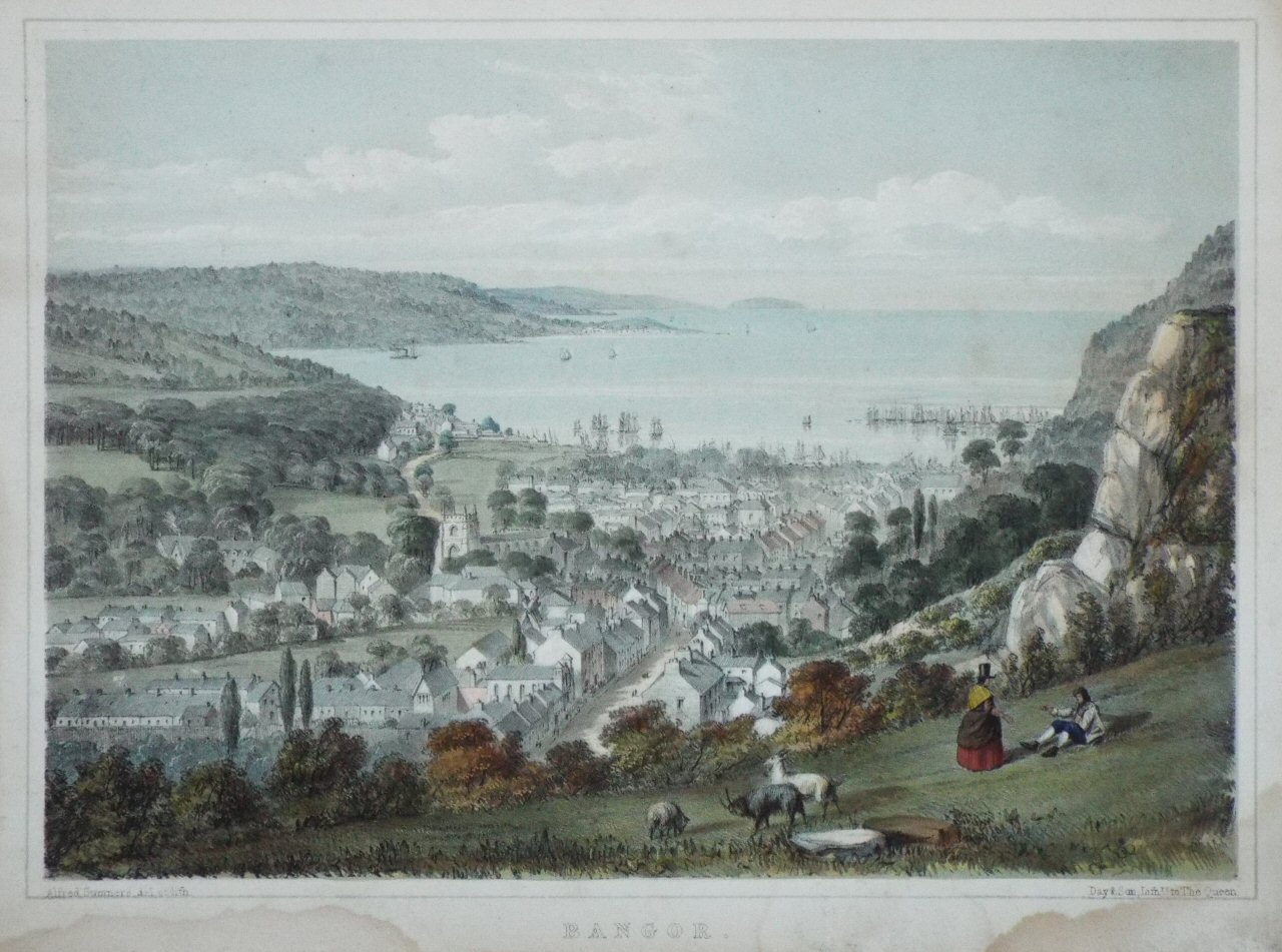 Lithograph - Bangor - Summers