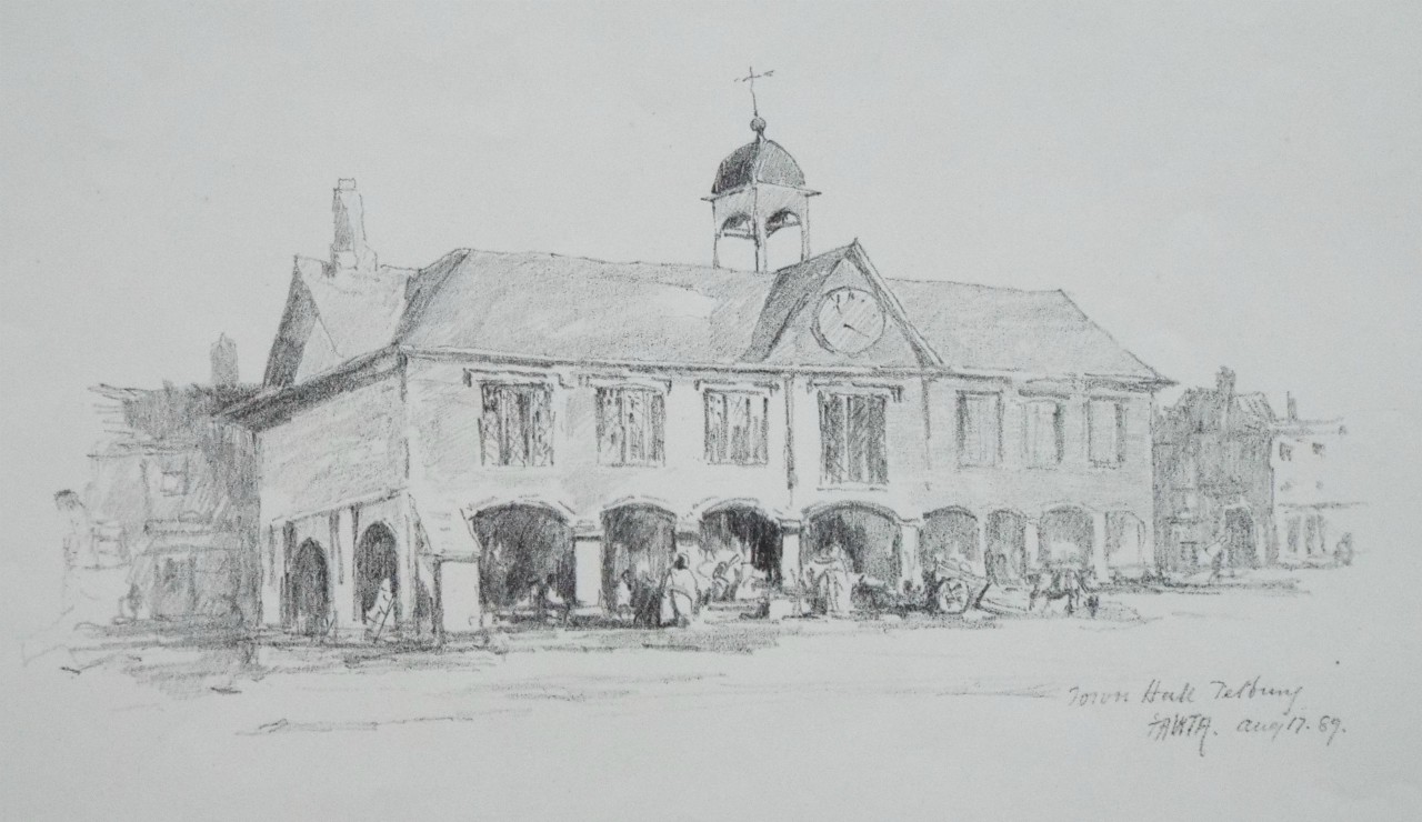 Auto-lithograph - Town Hall Tetbury Aug 17 69