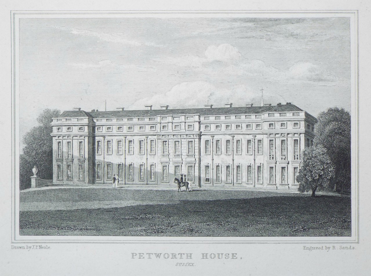 Print - Petworth House, Sussex. - Sands