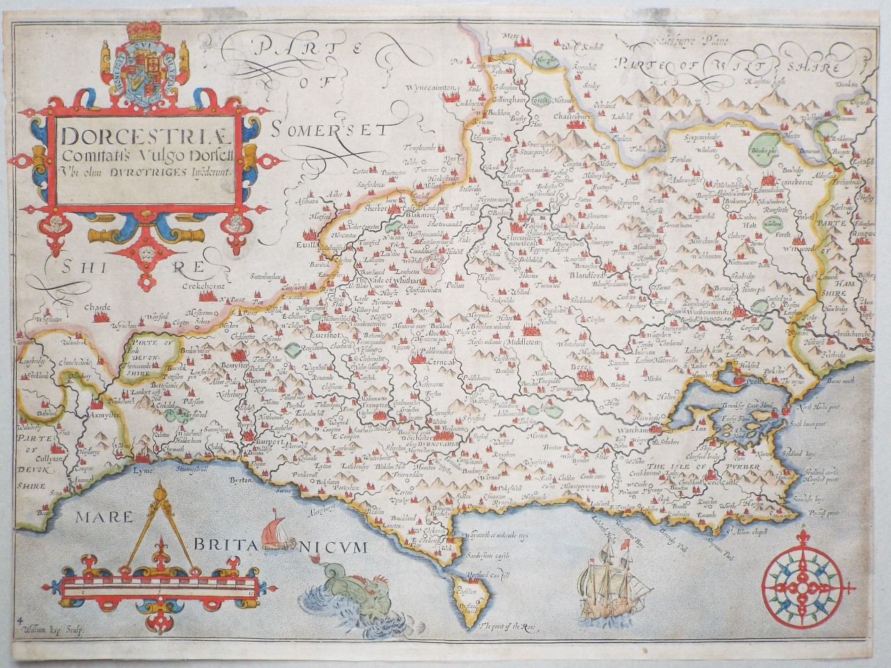 Map of Dorset