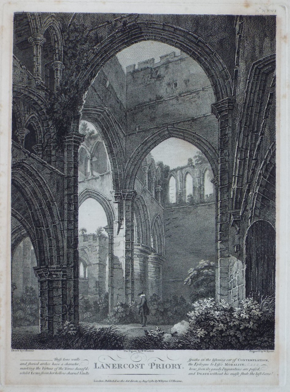 Print - Lanercost Priory. - Byrne