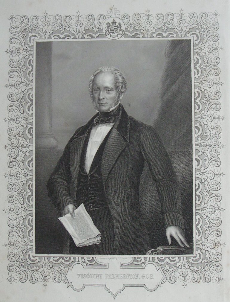 Print - Viscount Palmerston, G.C.B. - Pound
