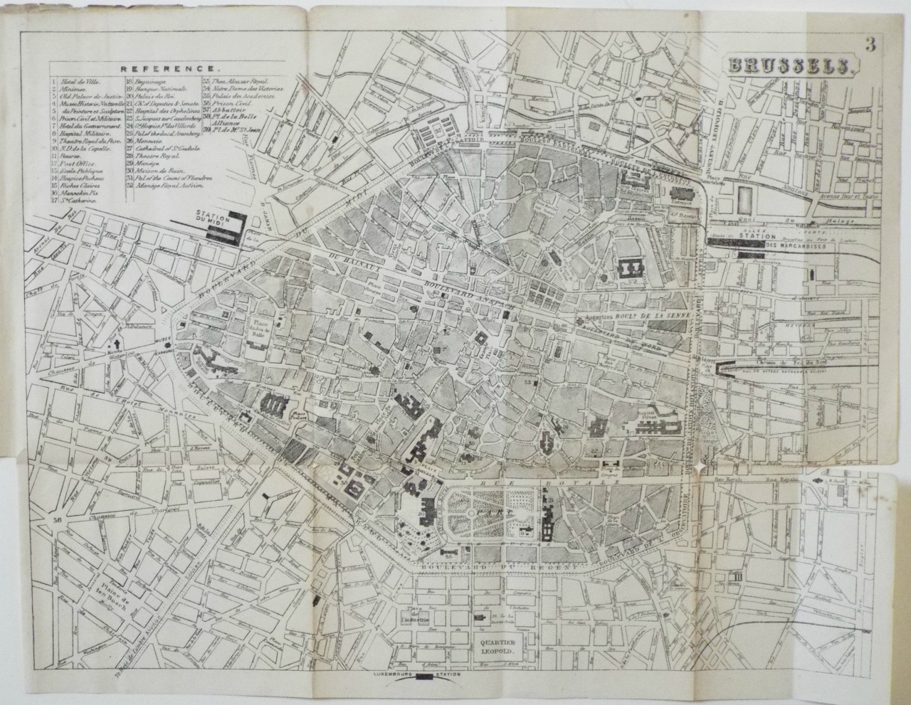 Map of Brussels - Brussels