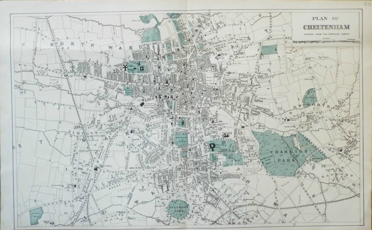Map of Cheltenham - Cheltenham