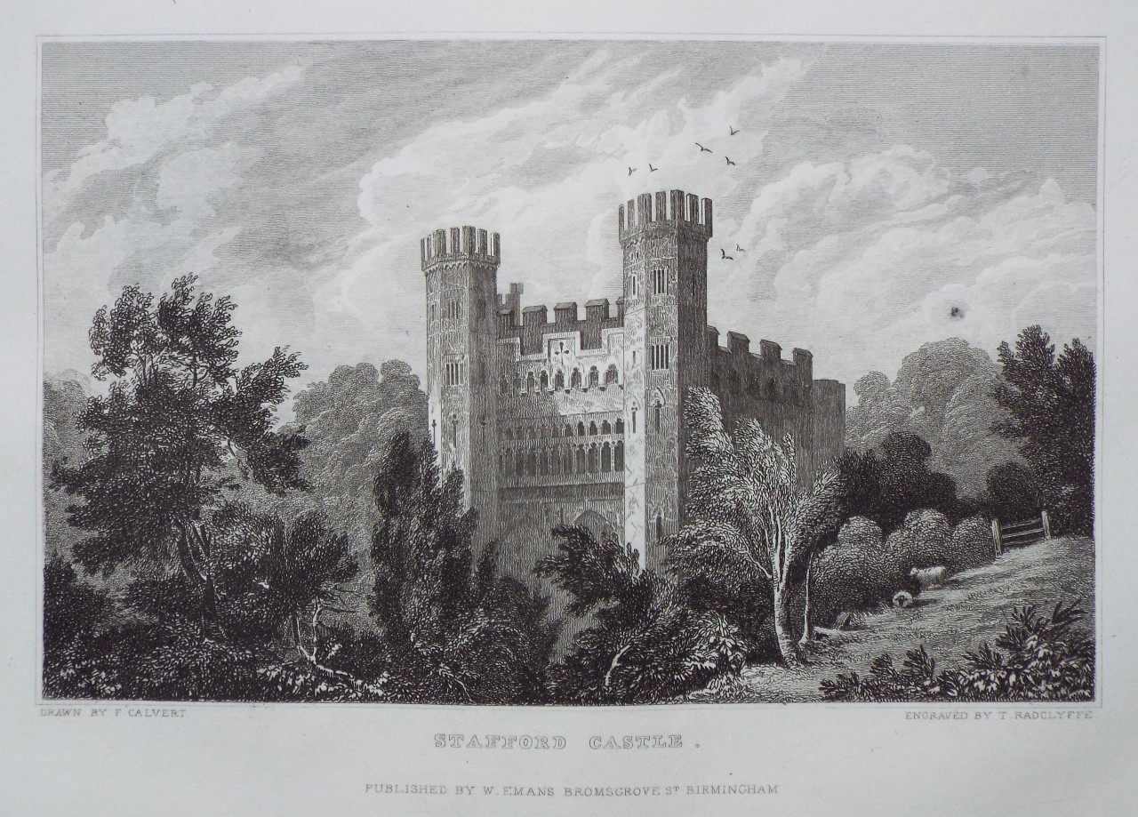 Print - Stafford Castle. - Radclyffe
