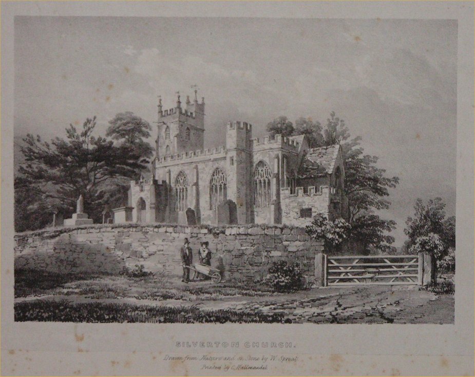 Lithograph - Silverton Church - Spreat