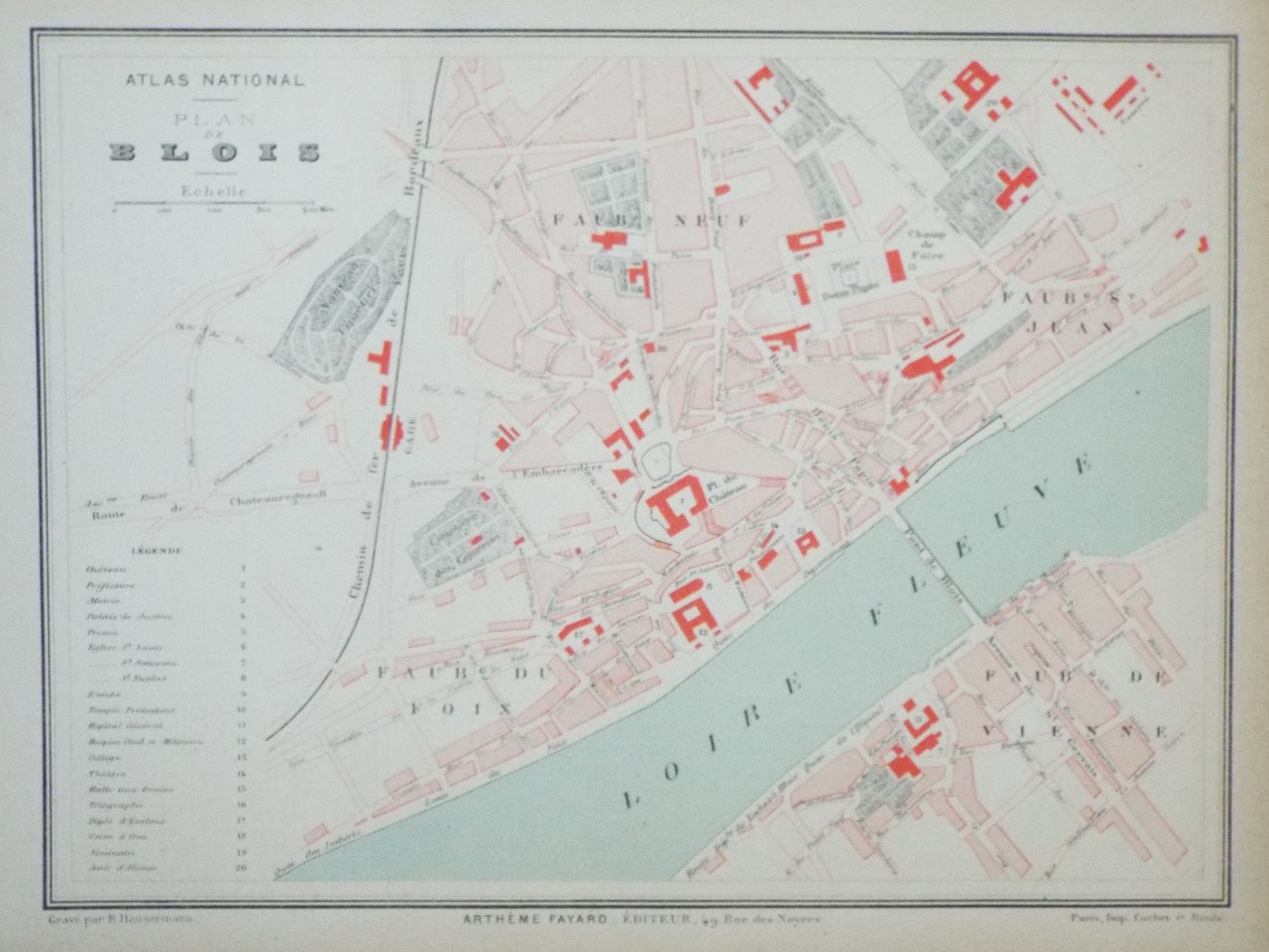 Map of Blois - Blois