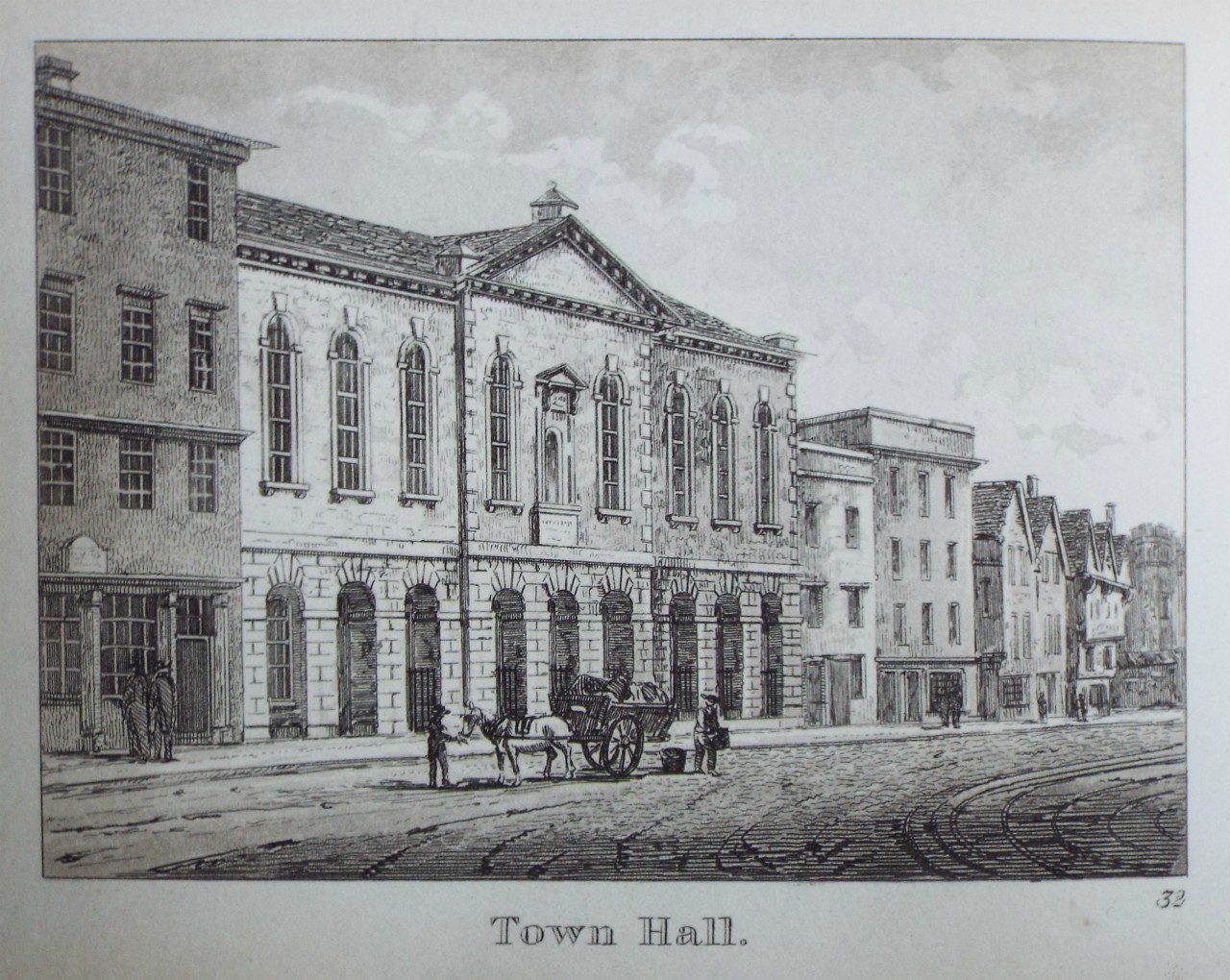 Aquatint - Town Hall.