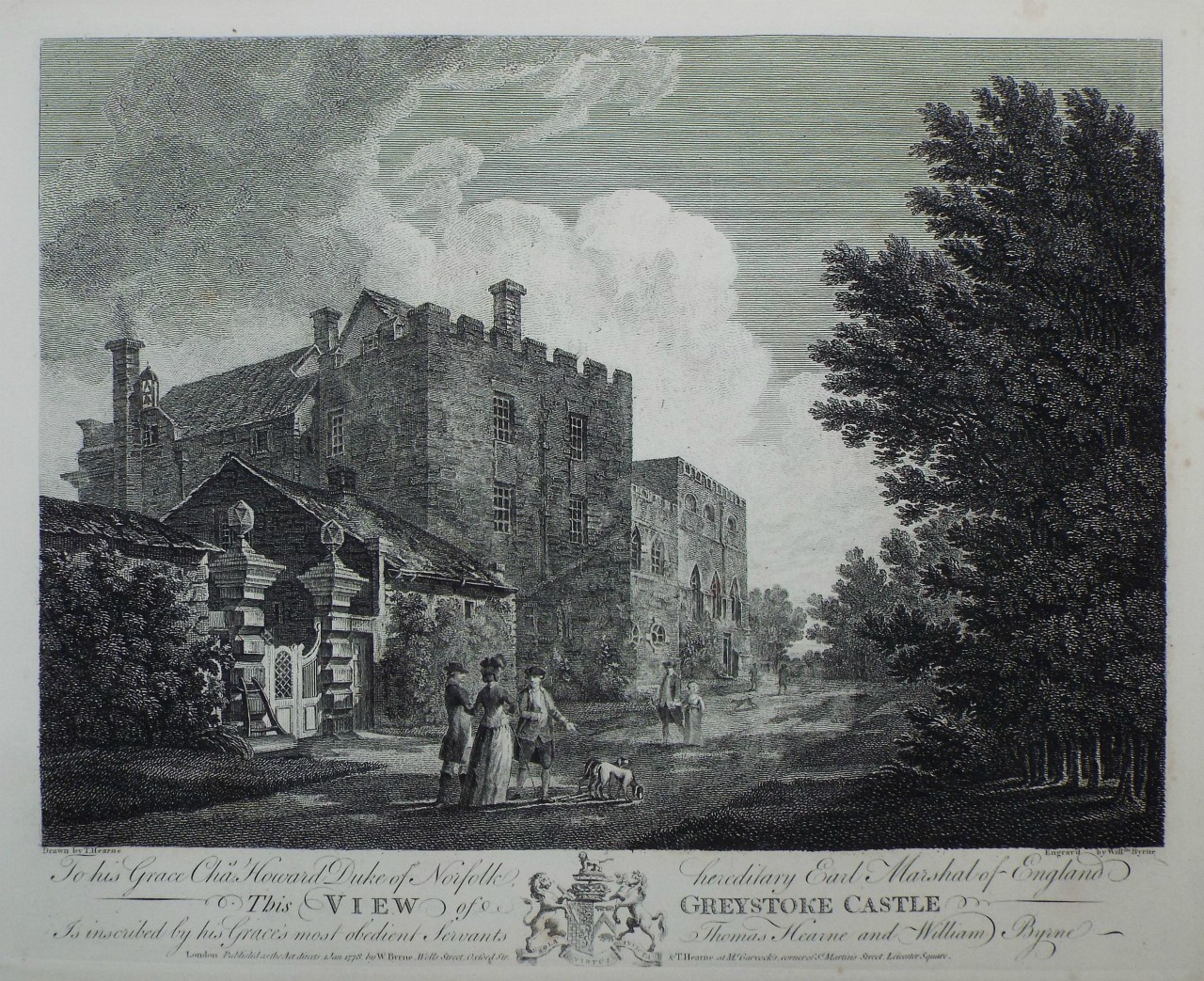 Print - Greystoke Castle - Byrne