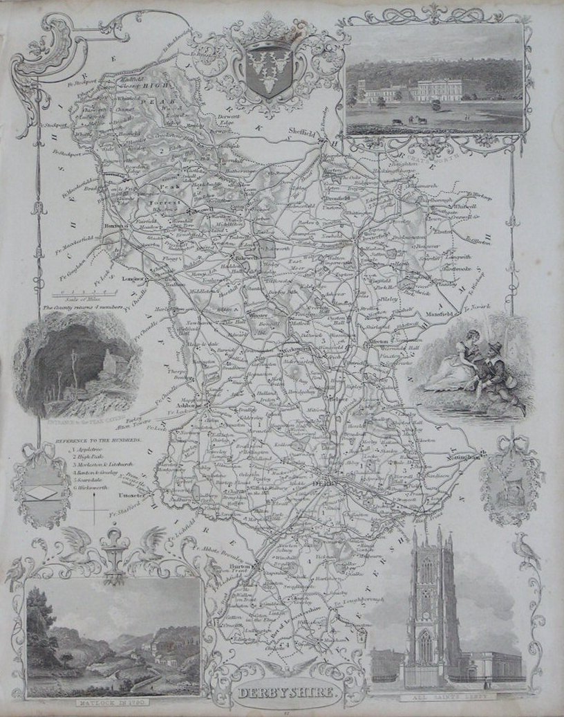 Map of Derbyshire - Moule