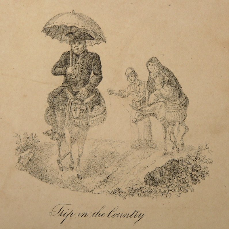 Lithograph - Trip in the Country