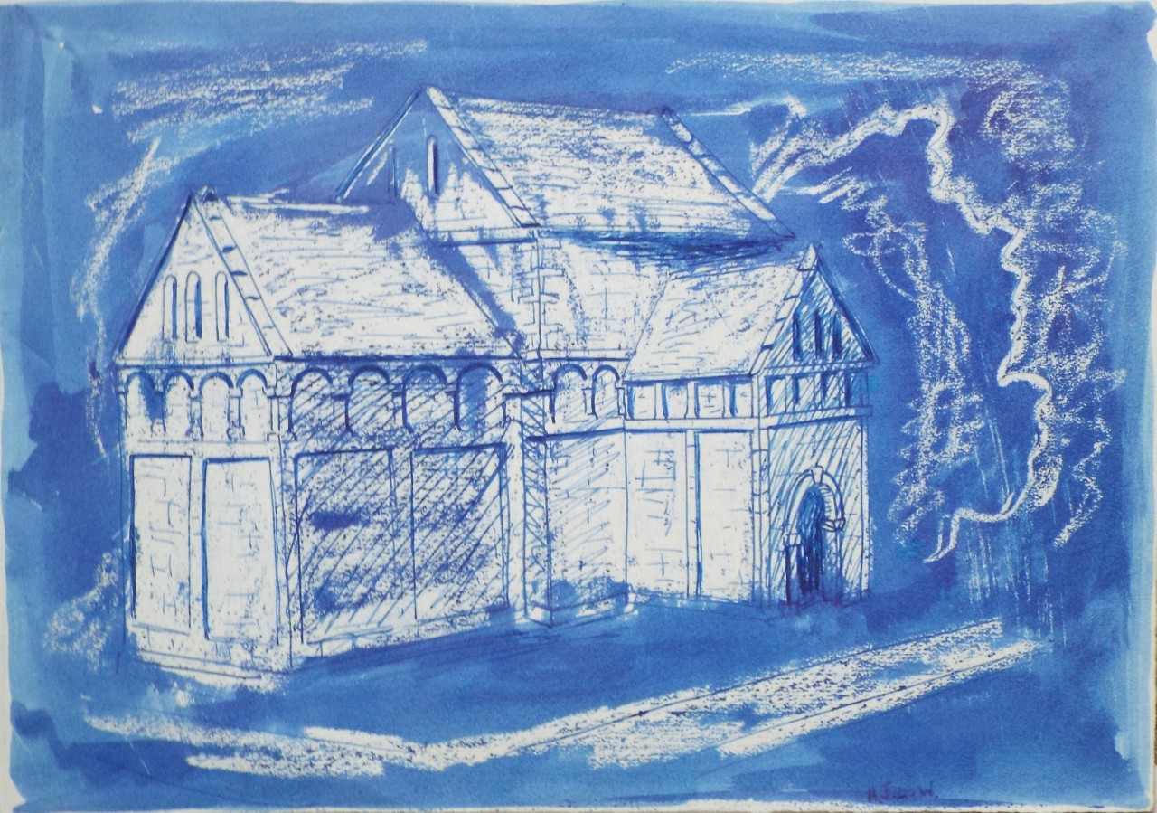 Watercolour - Bradford-on-Avon Saxon Church