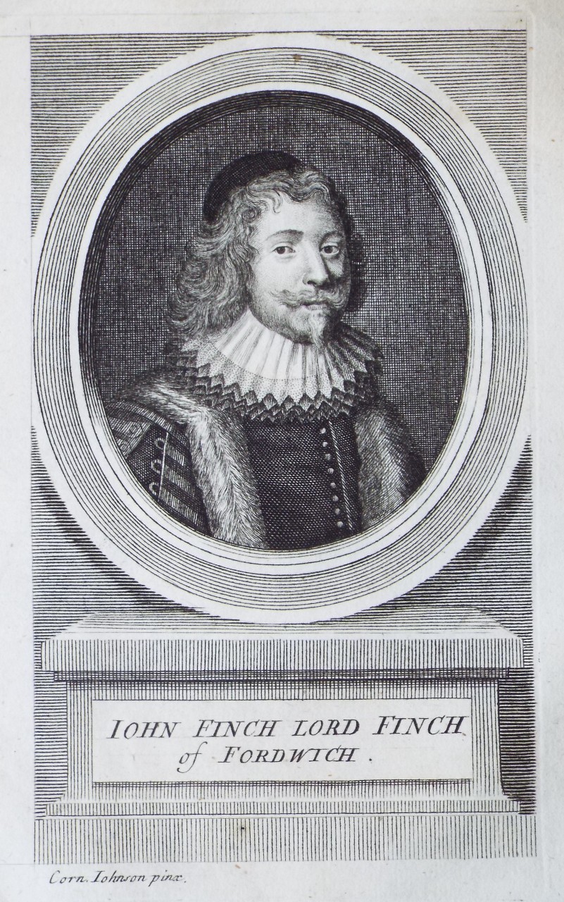 Print - John Finch Lord Finch of Fordwich. - Johnson