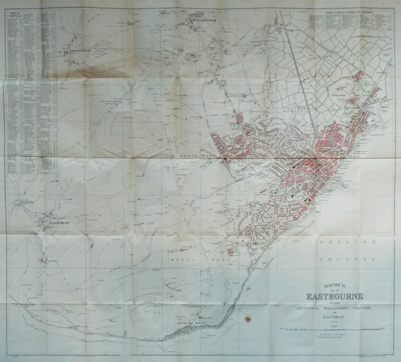 Map of Eastbourne - Eastbourne