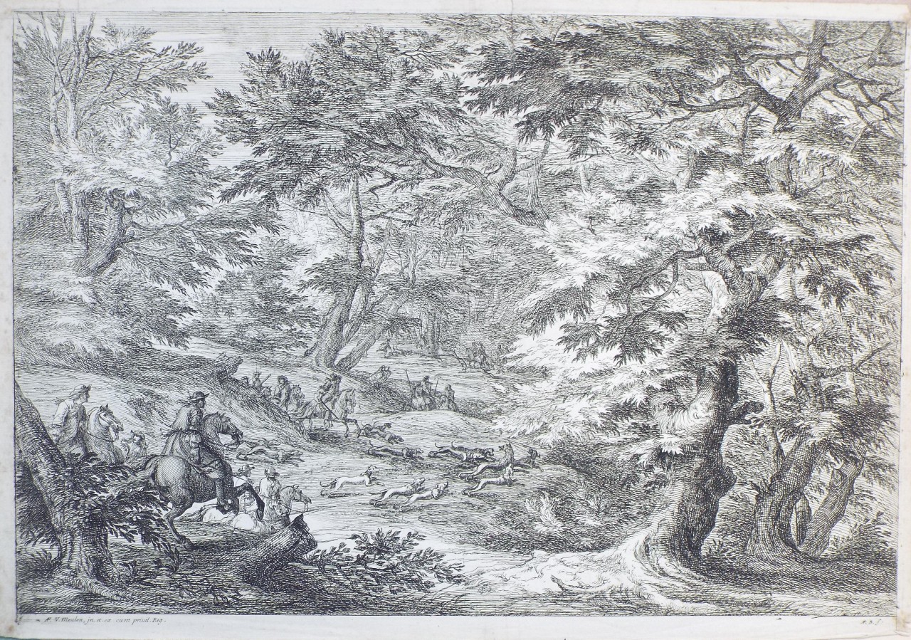 Print - (Fox hunt) - Van