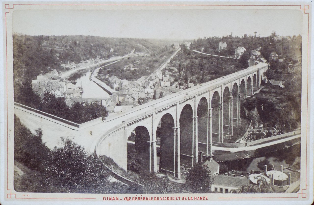 Photograph - Dinan. Vue Generale du Viaduc et de la Rance