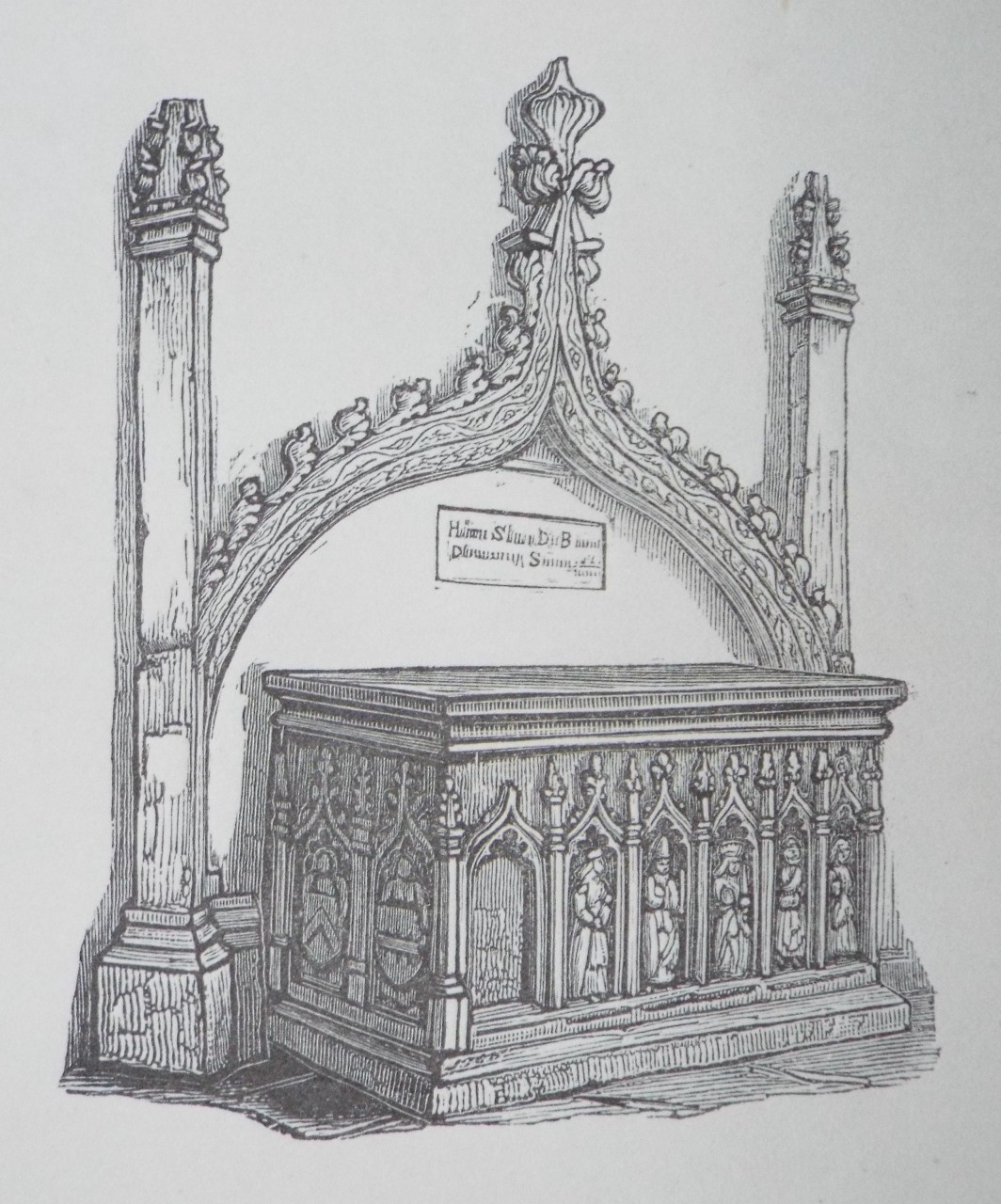 Wood - Tomb of the Duke of Buckingham, in Britford Church