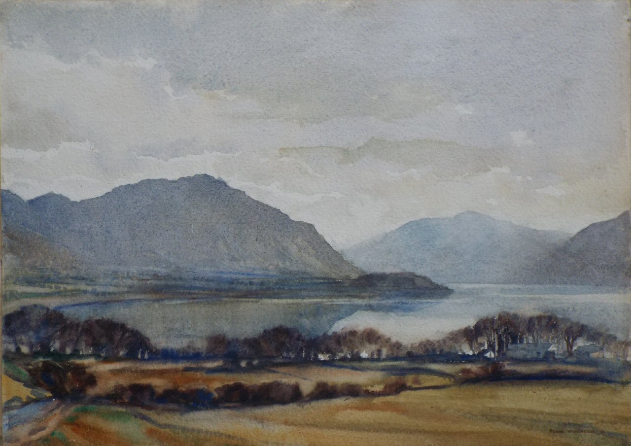 Watercolour - (Lake landscape)