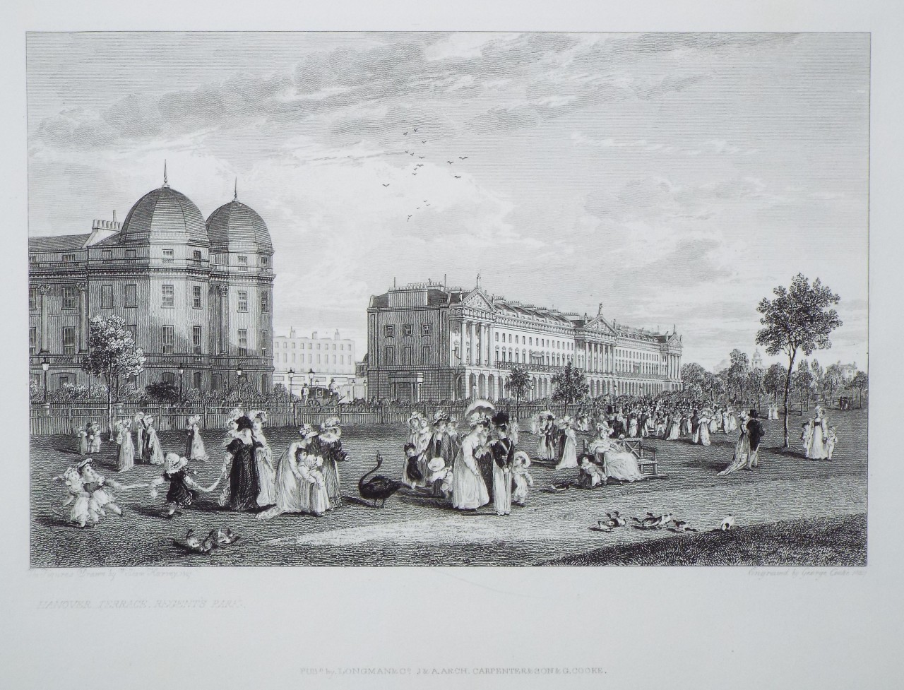 Print - Hanover Terrace. Regents Park. - Cooke