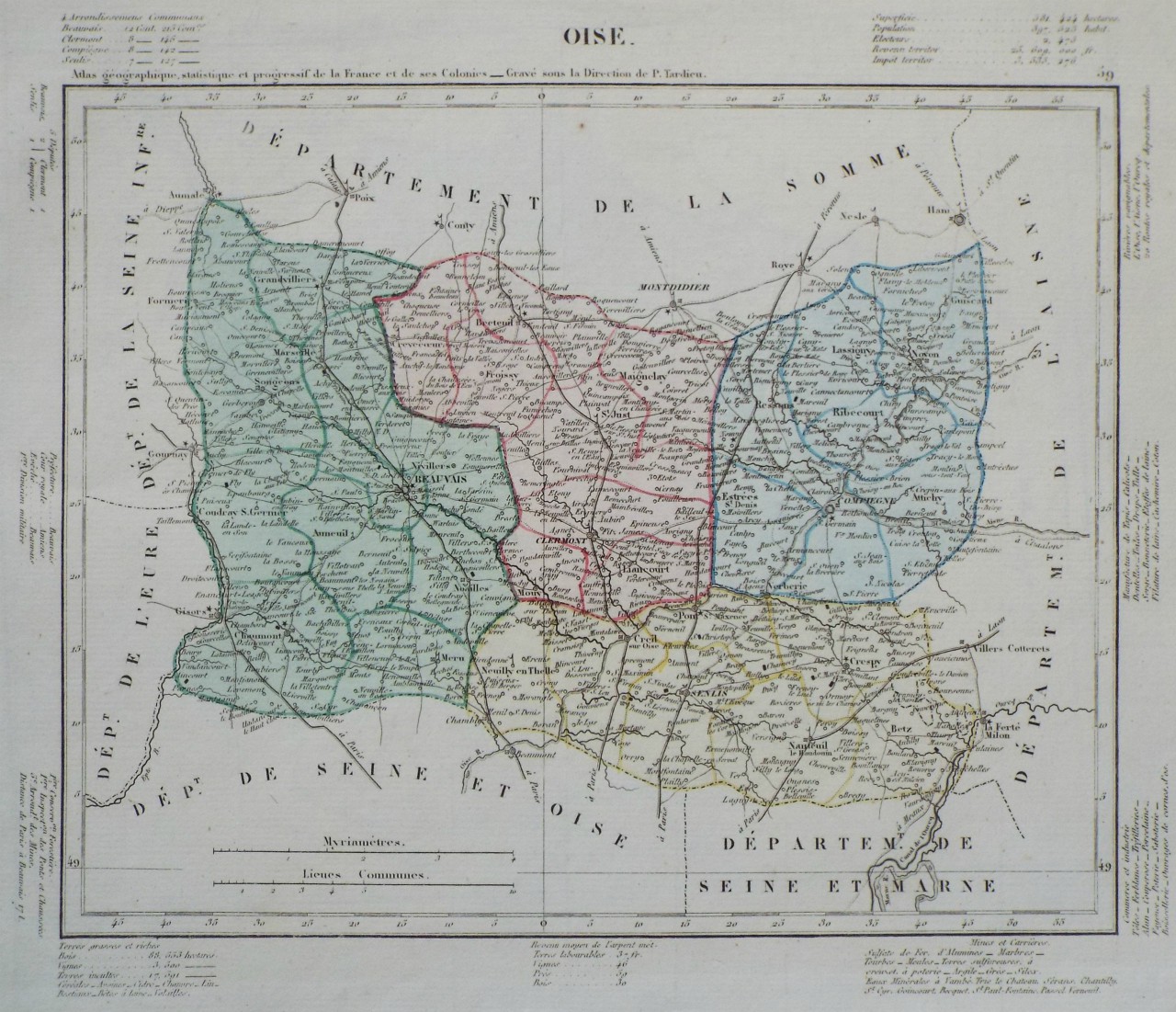 Map of Oise