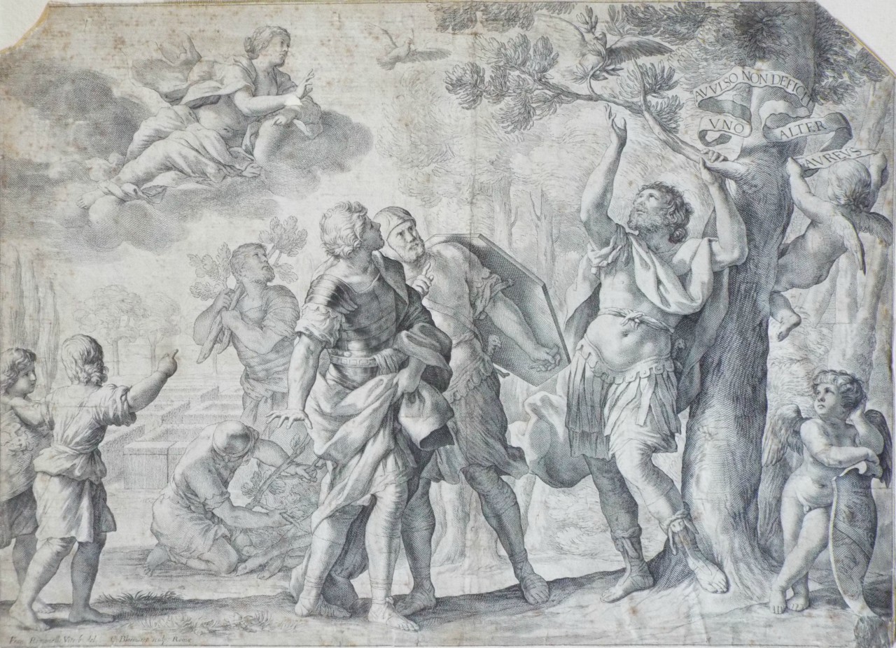 Print - Aeneas and the Golden Bough - Bloemaert