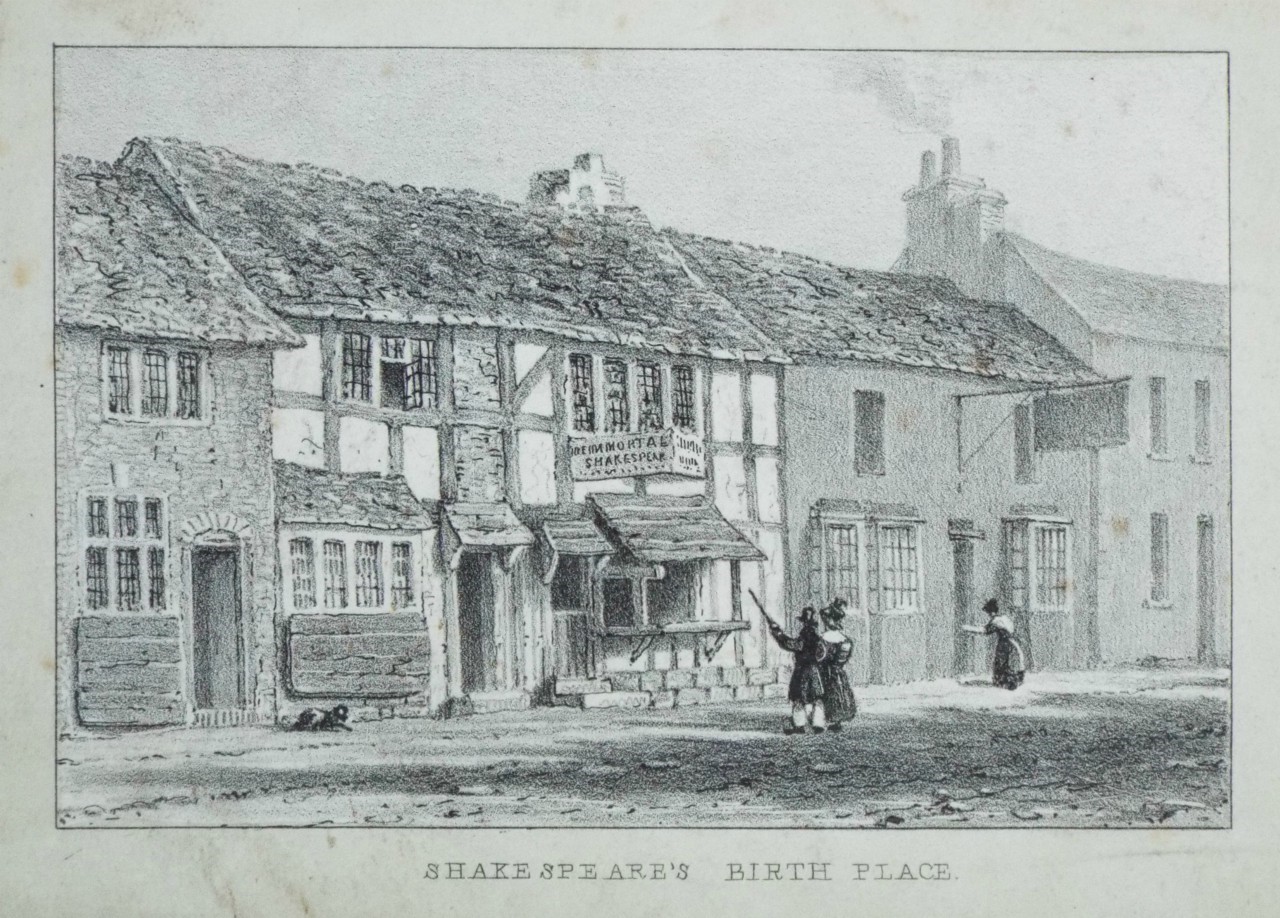 Lithograph - Shakespeare's Birth Place.