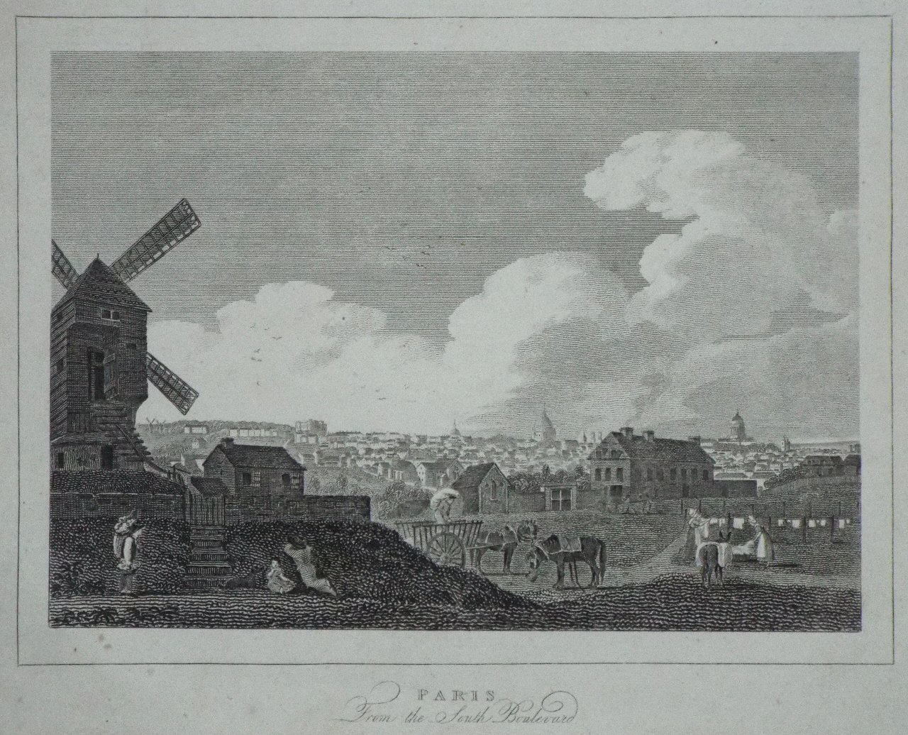 Print - Paris from the South Boulevard.