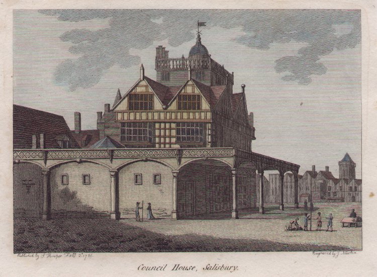 Print - Council House, Salisbury. - Newton