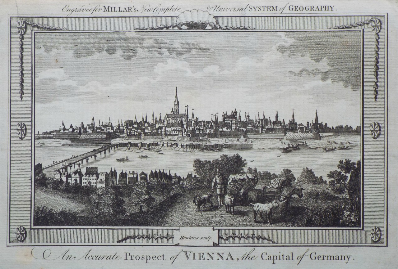 Print - An Accurate Prospect of Vienna, the Capital of Germany. - 