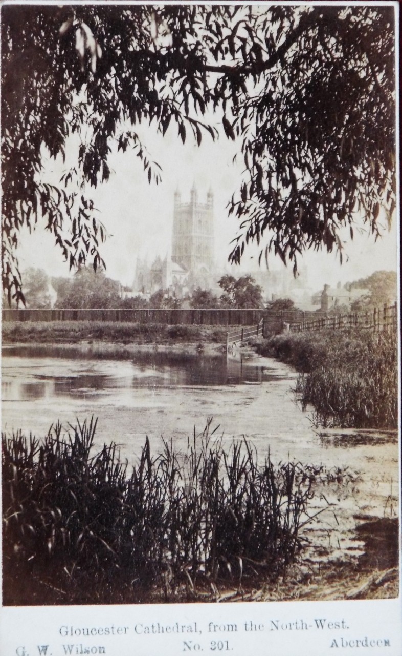 Photograph - Gloucester Cathedral, from the North-West.