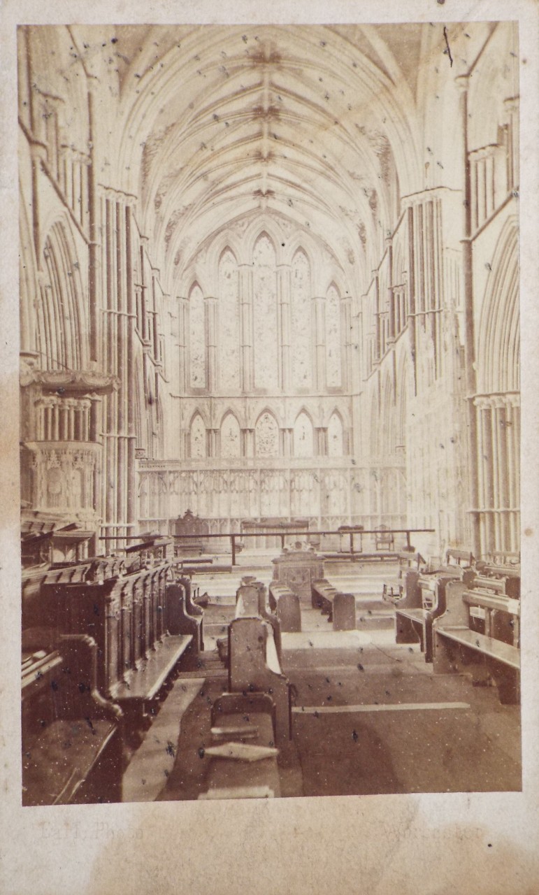 Photograph - Worcester Cathedral Great East Window