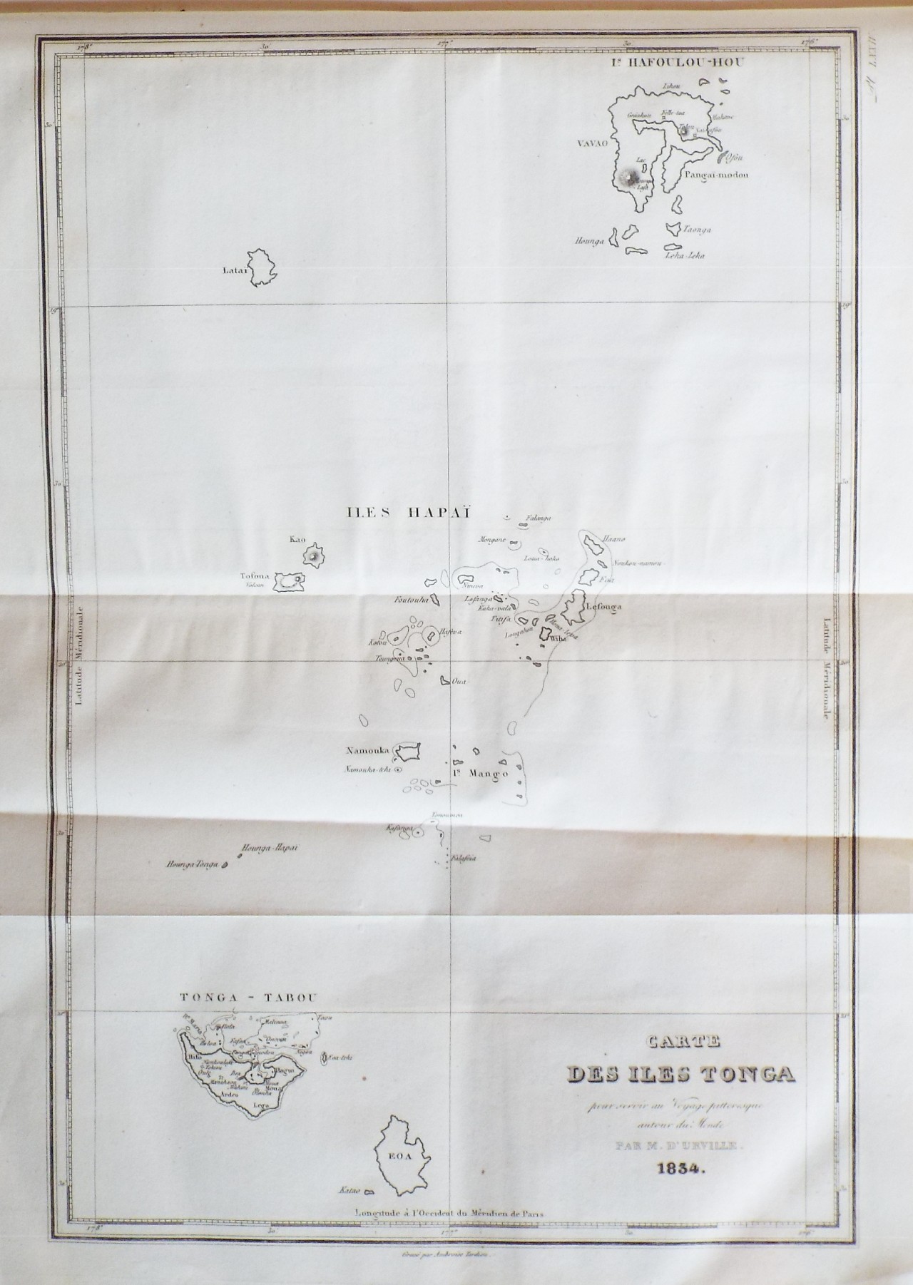 Map of Tonga